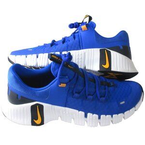Men's Nike Free Metcon 5 Lifting Training Shoes Racer Blue Sundial White Sizes